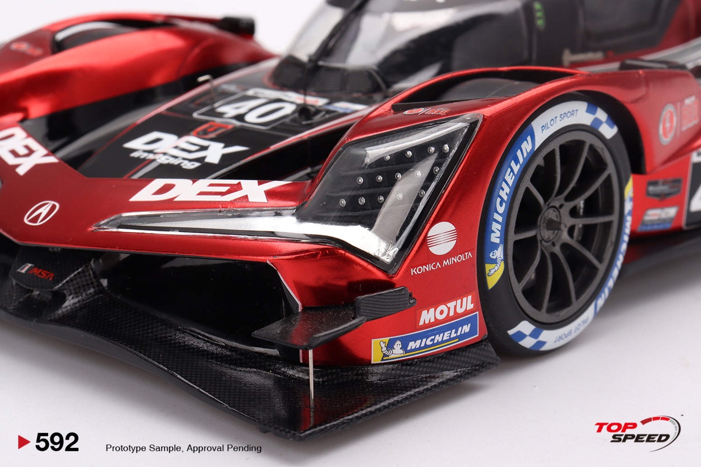 Acura ARX-06 GTP #40 "Wayne Taylor Racing with Andretti" Winner "12 Hours of Sebring" (2024) 1/18 Model Car by Top Speed