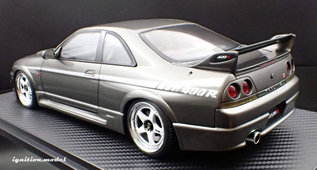 Ignition-Model Nissan Skyline GT-R 400r R33 (BCNR33) RHD Dark Grey Metallic 1:18