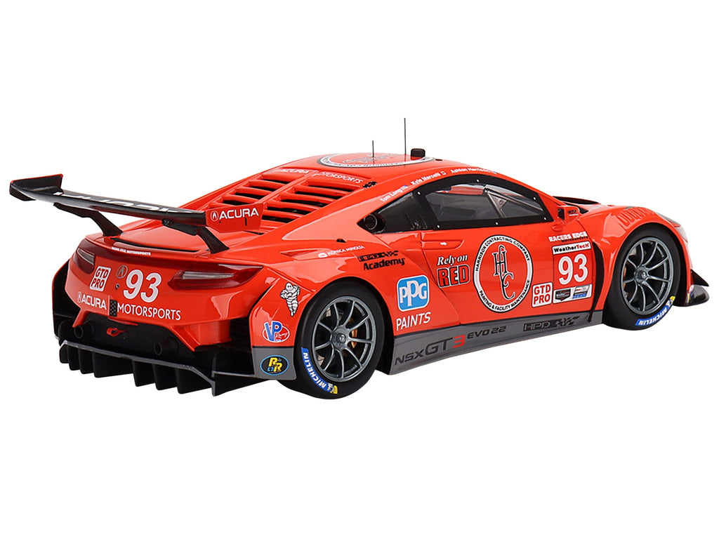 Topspeed 1:18 Acura NSX GT3 EVO22 #93 WTR Racers Edge Motorsports 2022 IMSA Sebring 12Hr.