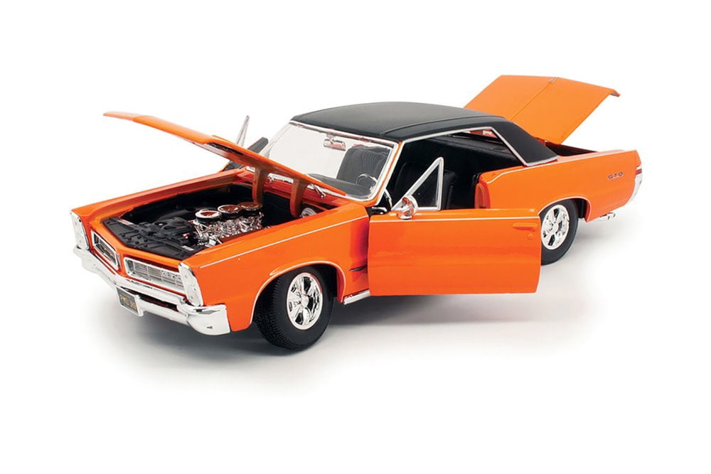 1965 Pontiac GTO, Orange - Maisto 31885OR - 1/18 scale Diecast Model Toy Car
