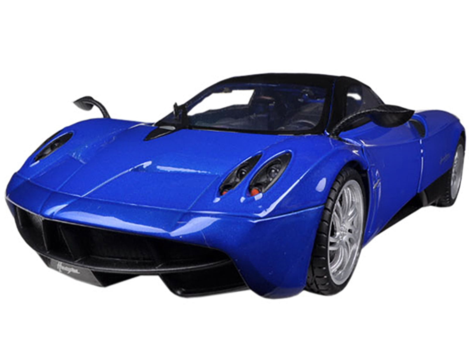 Pagani Huayra Blue with Black Top 1/18 Diecast Model Car by Motormax