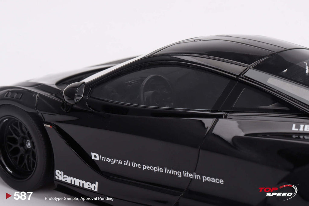 McLaren 720S "LB-Works" Black "Tokyo Auto Salon 2024" 1/18 Model Car by Top Speed