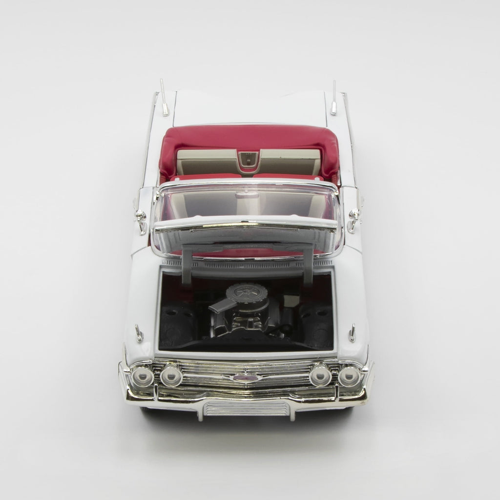 1960 Chevrolet Impala Convertible Blue 1/18 Diecast Car Model by Motormax