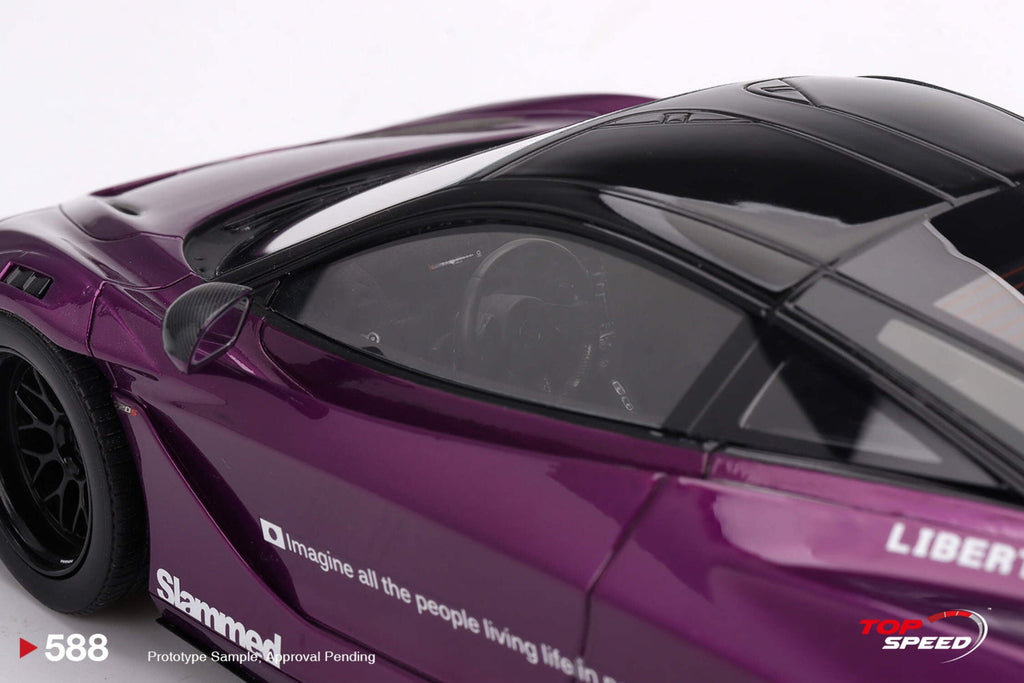 Topspeed Mclaren 720S LB-Works Purple Metallic 1:18