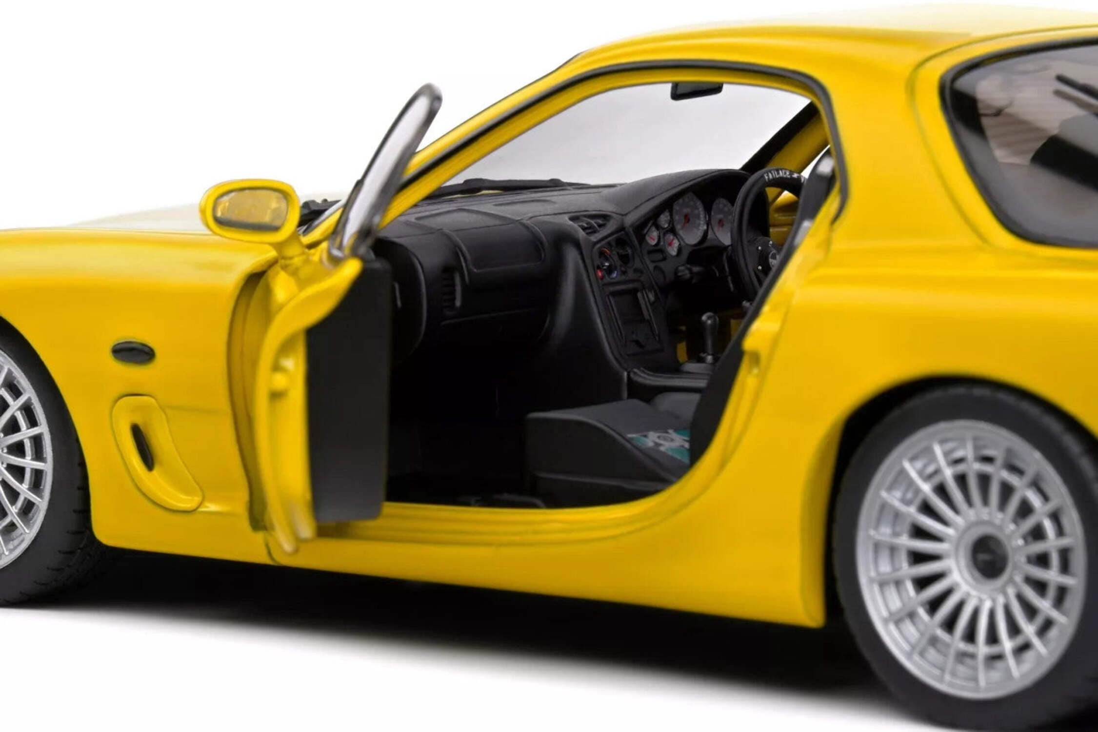 1994 Mazda RX7 Type RS (FD3RS) RHD (Right Hand Drive) Yellow 1/18 Diecast Model Car by Solido