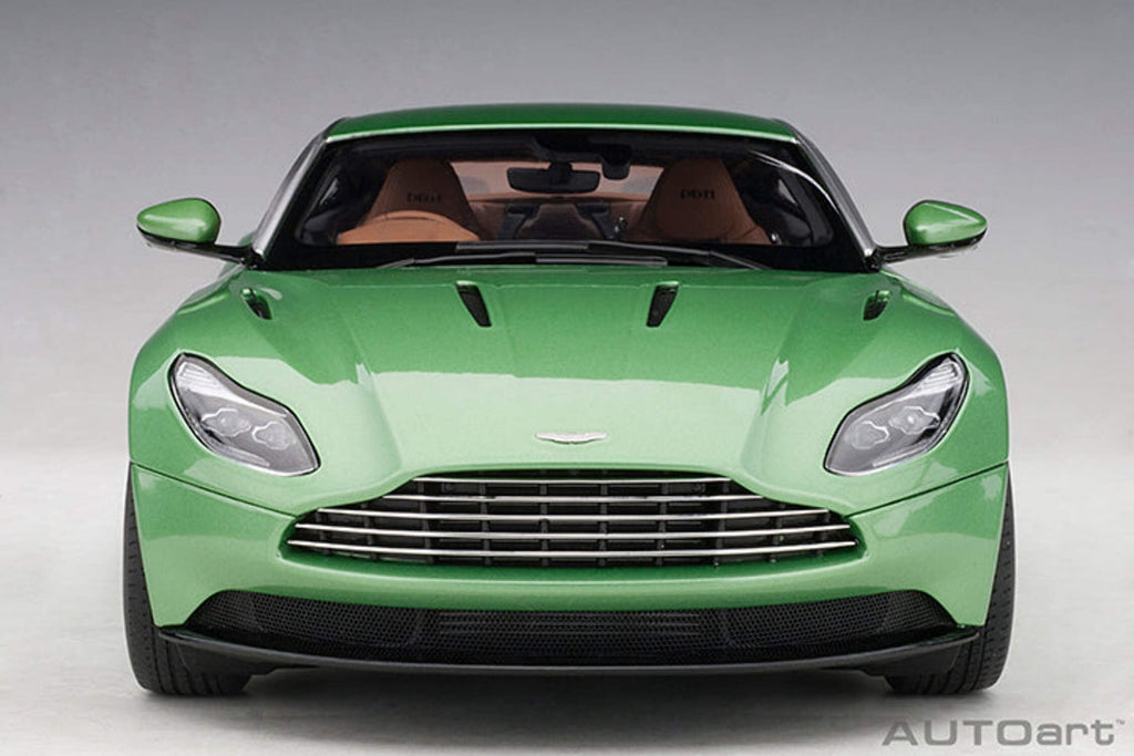 Aston Martin DB11 RHD (Right Hand Drive) Apple Tree Green Metallic 1/18 Model Car by Autoart