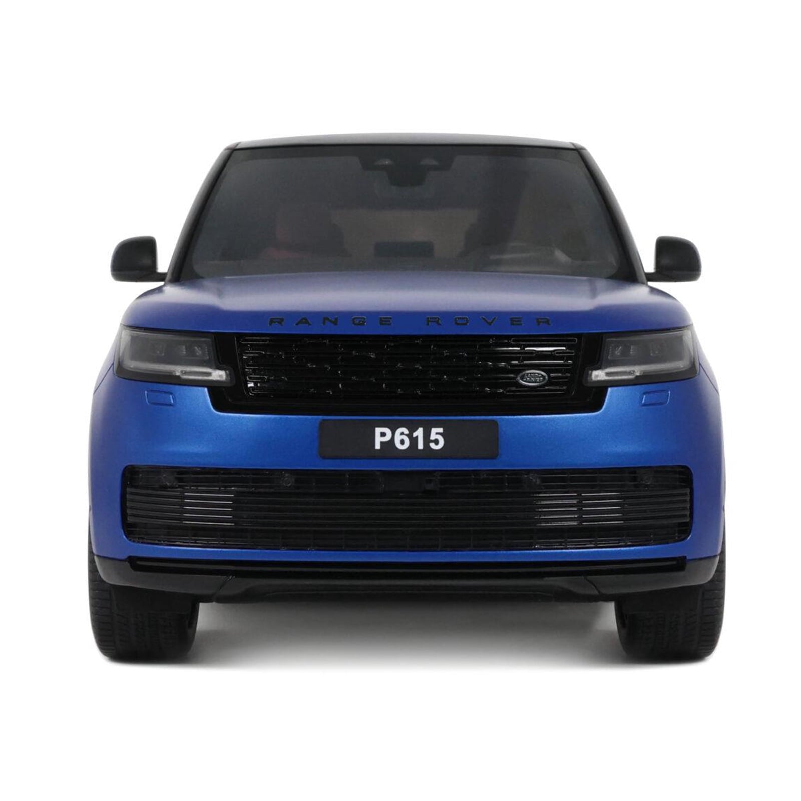 2024 Range Rover P615 SV Blue Metallic with Black Top 1/18 Model Car by GT Spirit