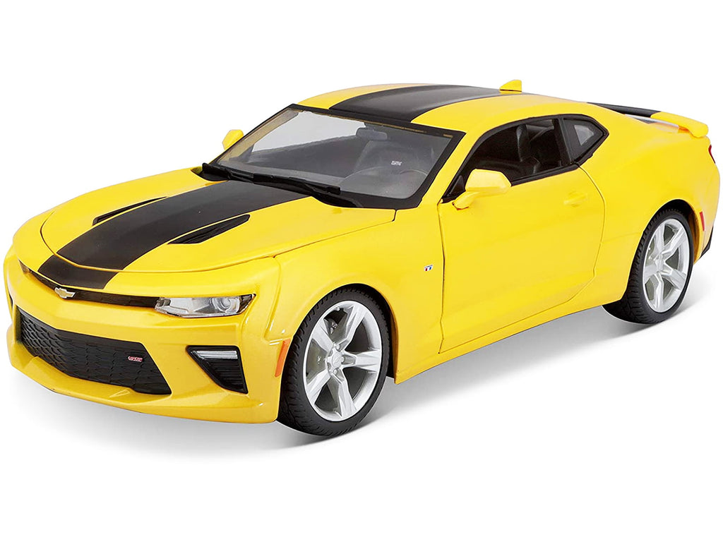2016 Chevrolet Camaro SS Yellow 1/18 Diecast Model Car by Maisto