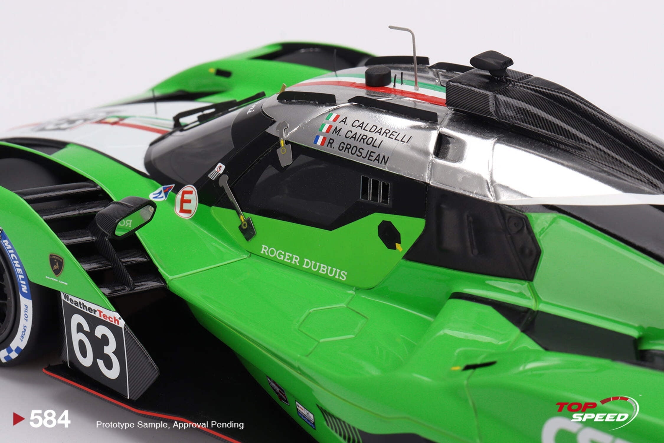Lamborghini SC63 #63 "Iron Lynx" IMSA "12 Hours of Sebring" (2024) 1/18 Model Car by Top Speed
