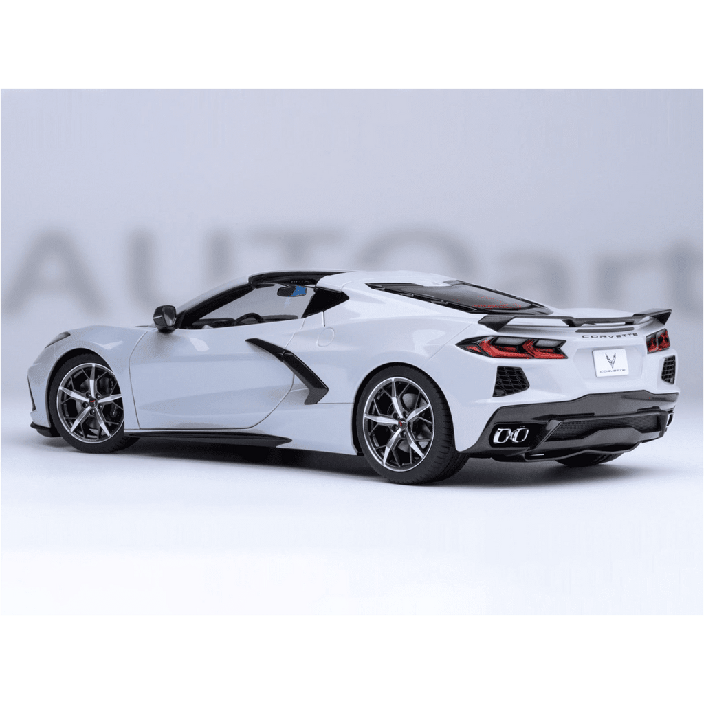 2020 Chevrolet Corvette C8 Stingray Ceramic Matrix Gray Metallic 1/18 Model Car by Autoart