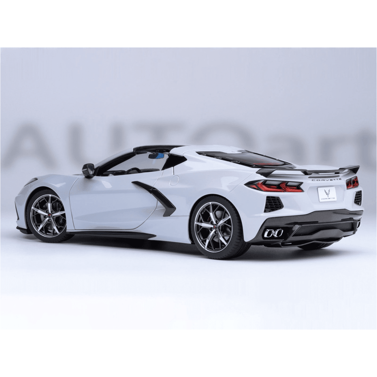 2020 Chevrolet Corvette C8 Stingray Ceramic Matrix Gray Metallic 1/18 Model Car by Autoart