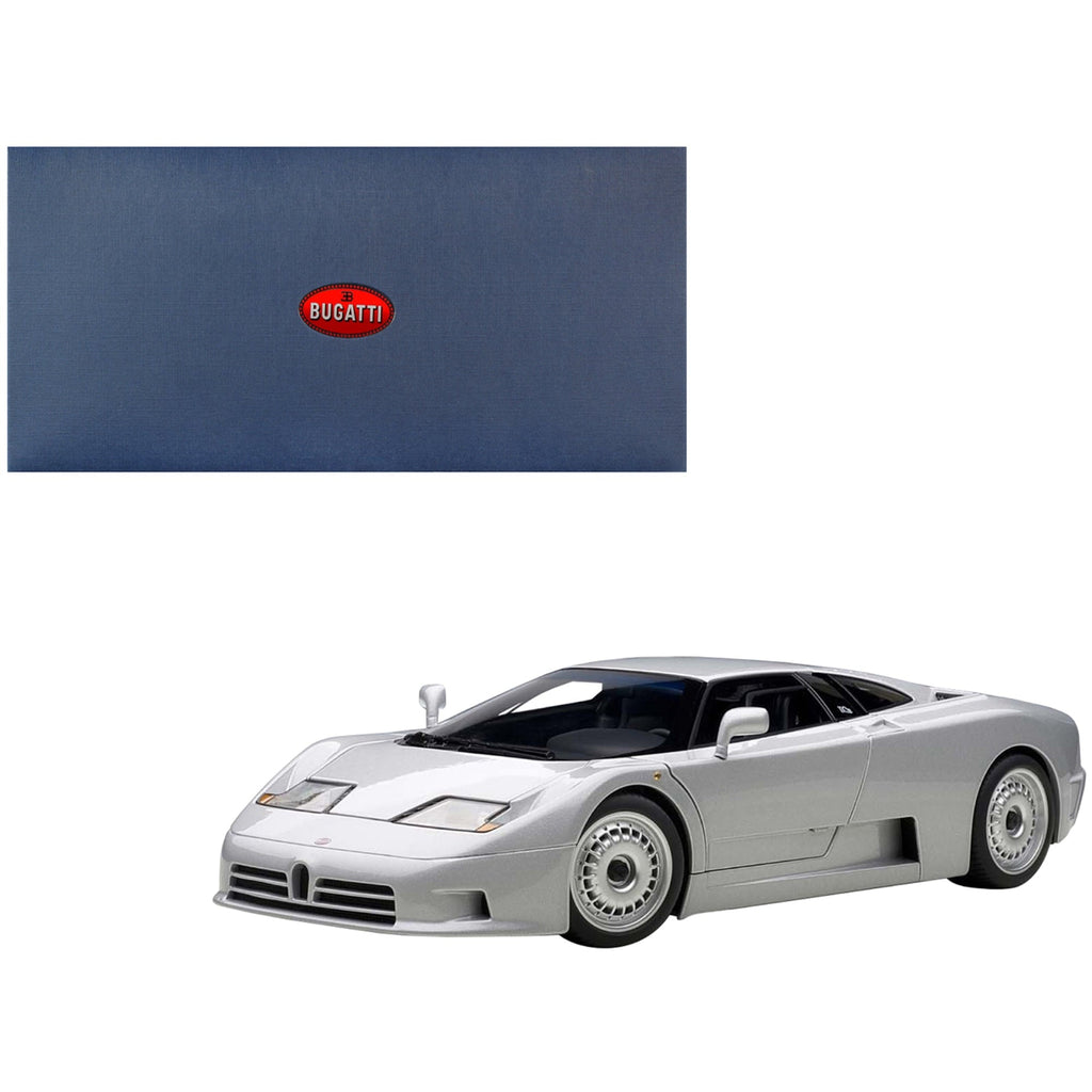 Autoart AA70979 1 to 18 Scale Bugatti EB110 GT Silver Diecast Model Car