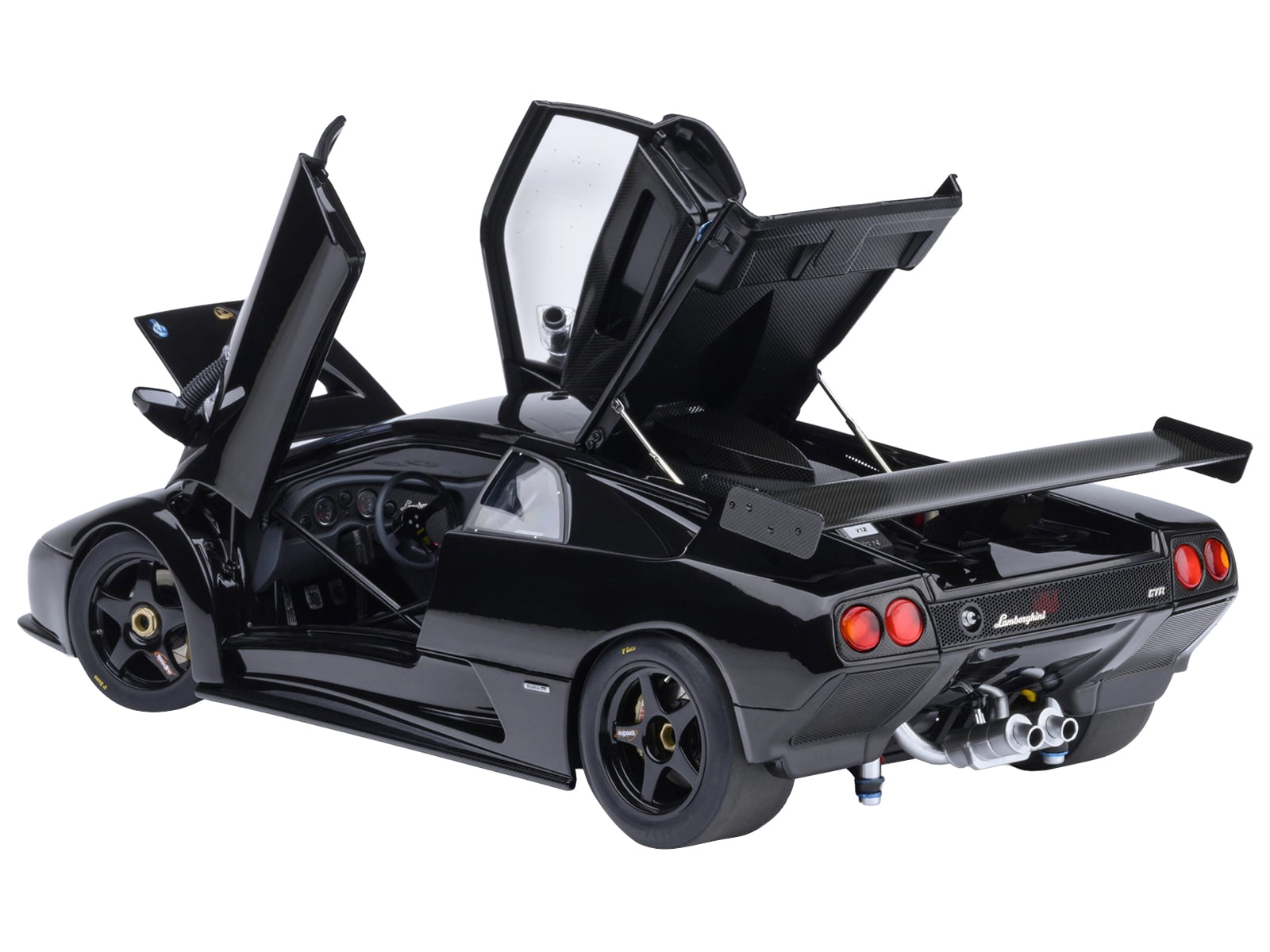 Lamborghini Diablo GTR Deep Black 1/18 Diecast Model Car by Autoart