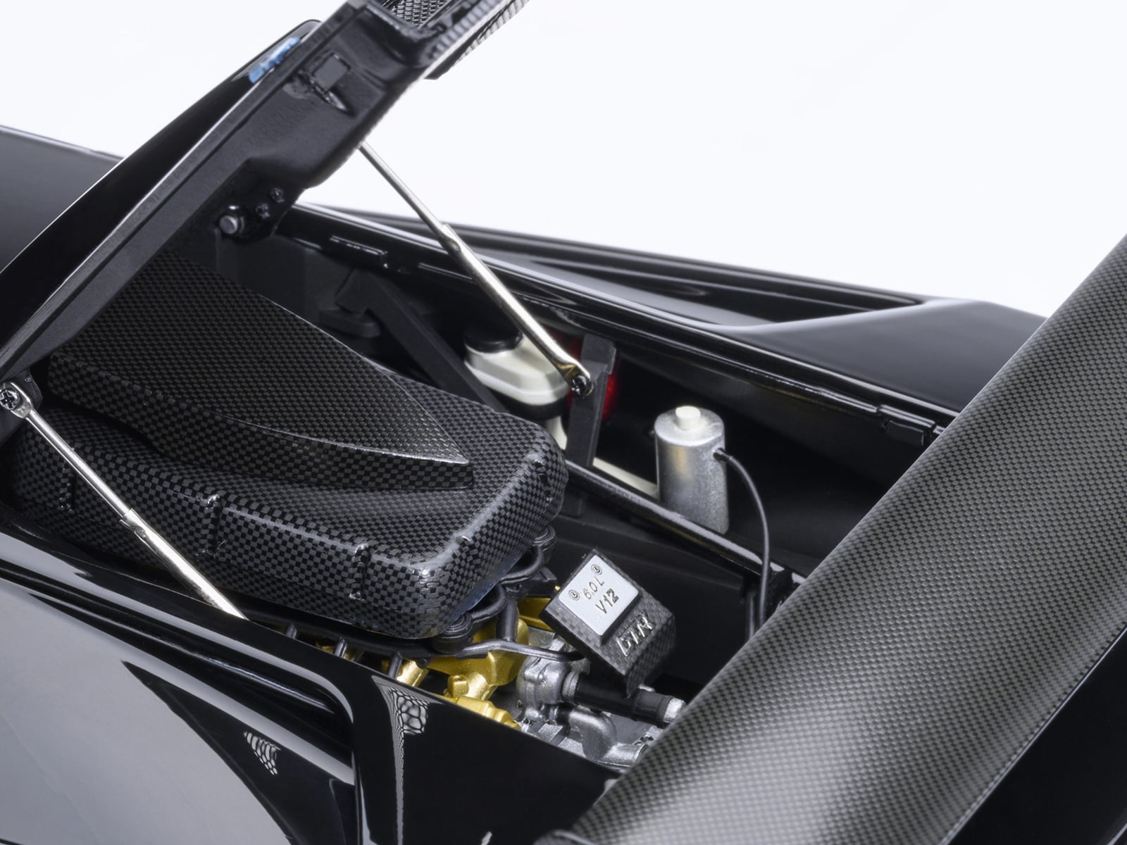 Lamborghini Diablo GTR Deep Black 1/18 Diecast Model Car by Autoart