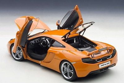 Mclaren MP4-12C Orange 1/18 Diecast Car Model by Autoart