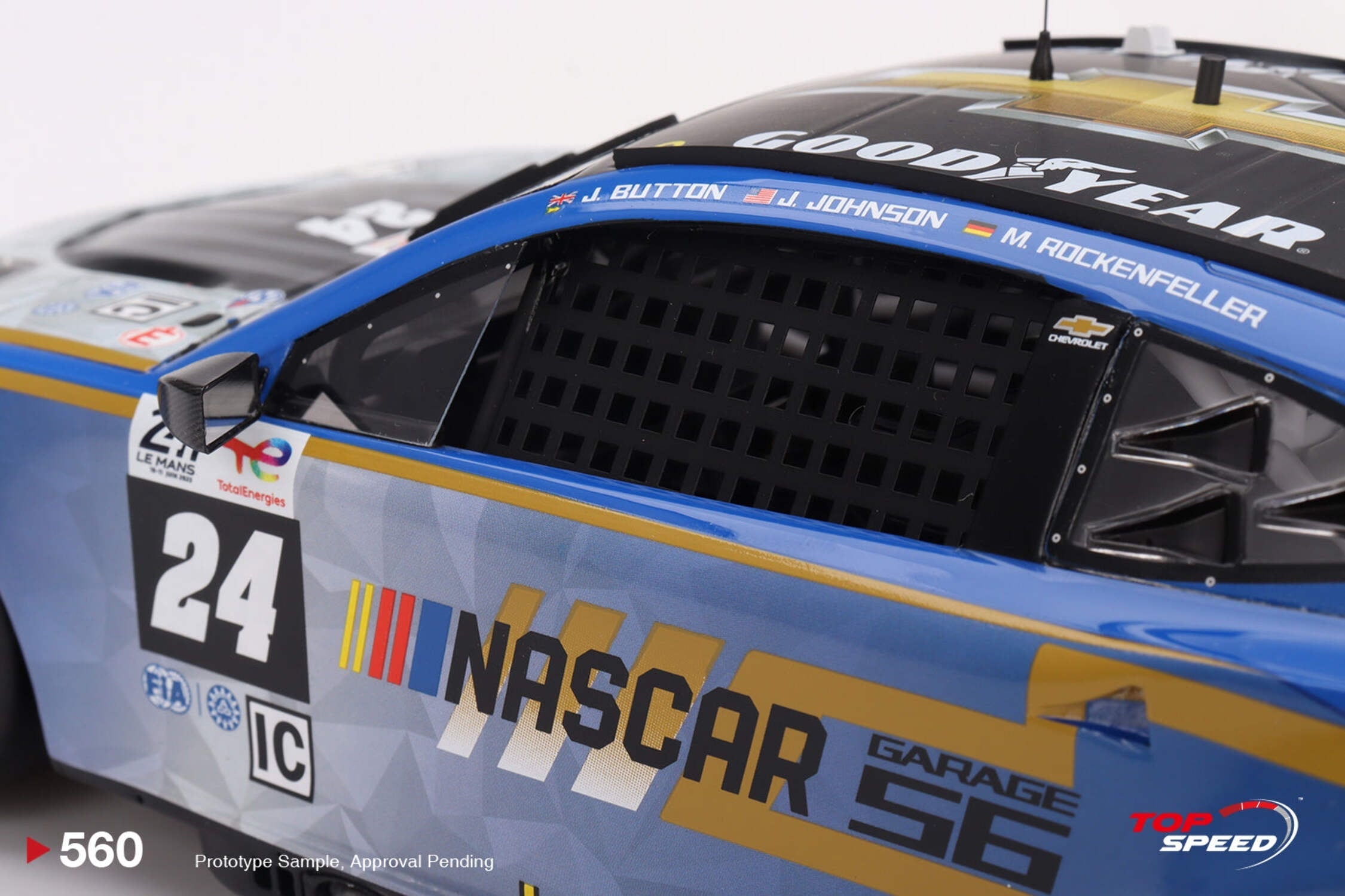 Chevrolet Camaro ZL1 #24 "Hendrick Motorsports" Innovative "24 Hrs Le Mans" (2023) 1/18 Model Car by Top Speed