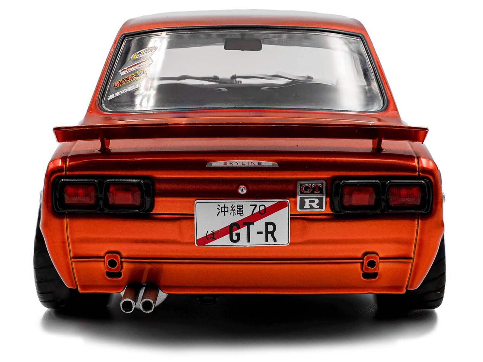 1970 Nissan Skyline (C10) Hakosuka RHD (Right Hand Drive) Orange Metallic 1/18 Diecast Model Car by Solido