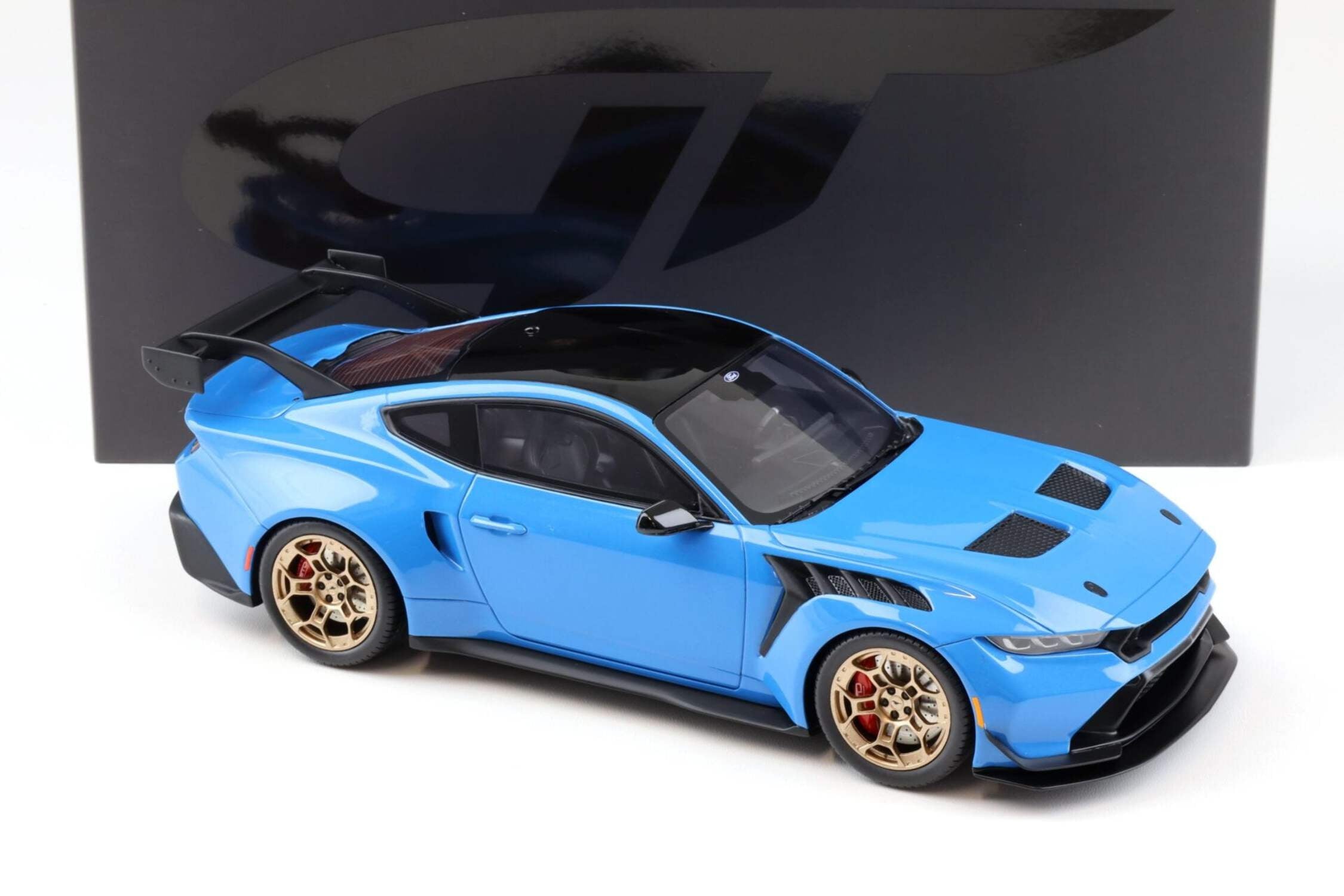 GT Spirit 2024 Ford Mustang GTD Coupe Blue 1:18