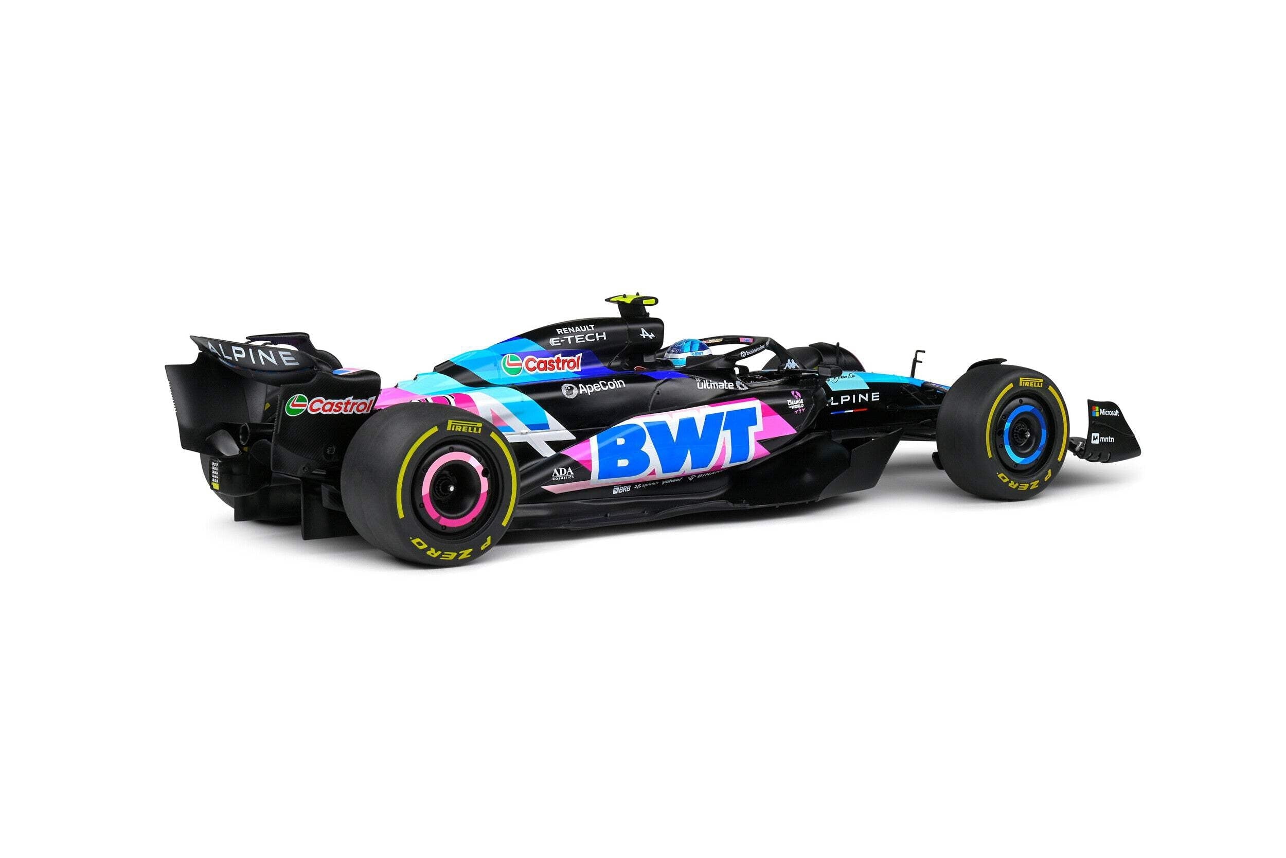 Alpine A524 #10 Pierre Gasly "BWT" Formula One F1 Monaco GP (2024) "Competition" Series 1/18 Diecast Model Car by Solido