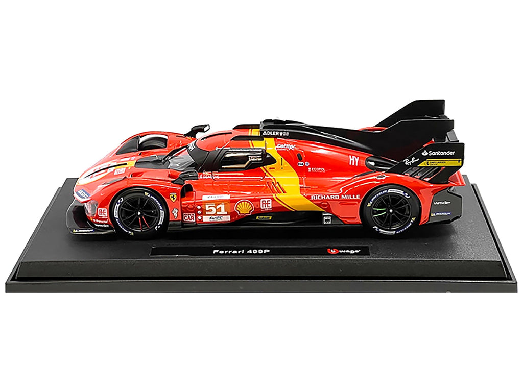 Ferrari 499P #51 "Ferrari AF Corse" Winner "24 Hours of Le Mans" (2023) "Racing" Series 1/18 Diecast Model Car by Bburago