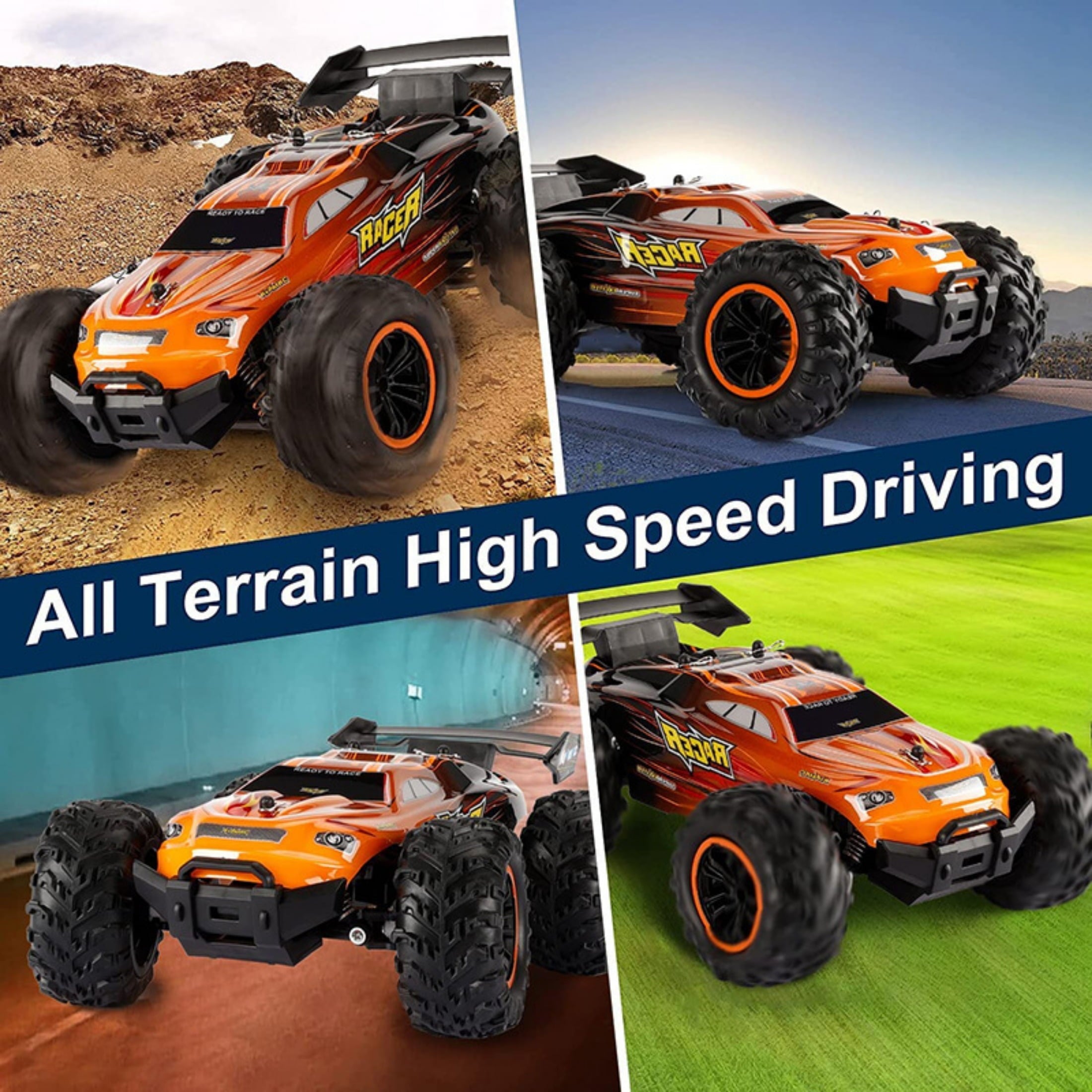 New Bigfoot Off road Remote Control Vehicle High Speed Drift Vehicle 1:18 Pickup Racing Car