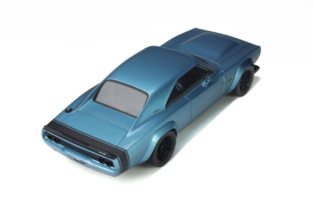 1968 Dodge Super Charger Concept Hardtop, Blue Poly - GT Spirit GT841 - 1/18 scale Resin Model Toy Car