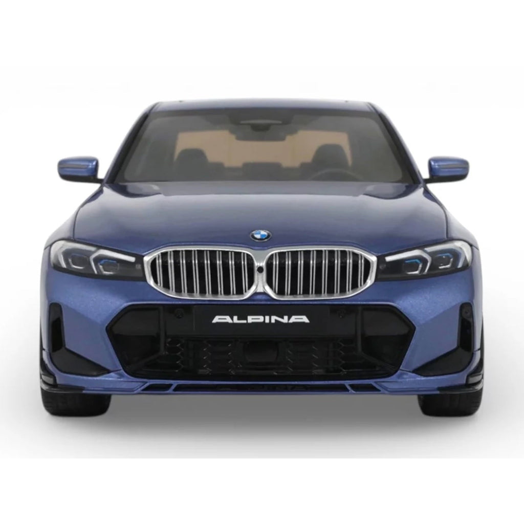 2024 BMW Alpina B3 GT Saloon Blue Metallic 1/18 Model Car by GT Spirit