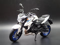 Open Box SUZUKI GSX-S750 ABS SPORT BIKE MOTORCYCLE WHITE 1/18 SCALE DIECAST MODEL BIKE