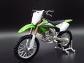 Open Box KAWASAKI KX 250F DIRT BIKE MOTORCYCLE GREEN 1/18 SCALE DIECAST MODEL BIKE