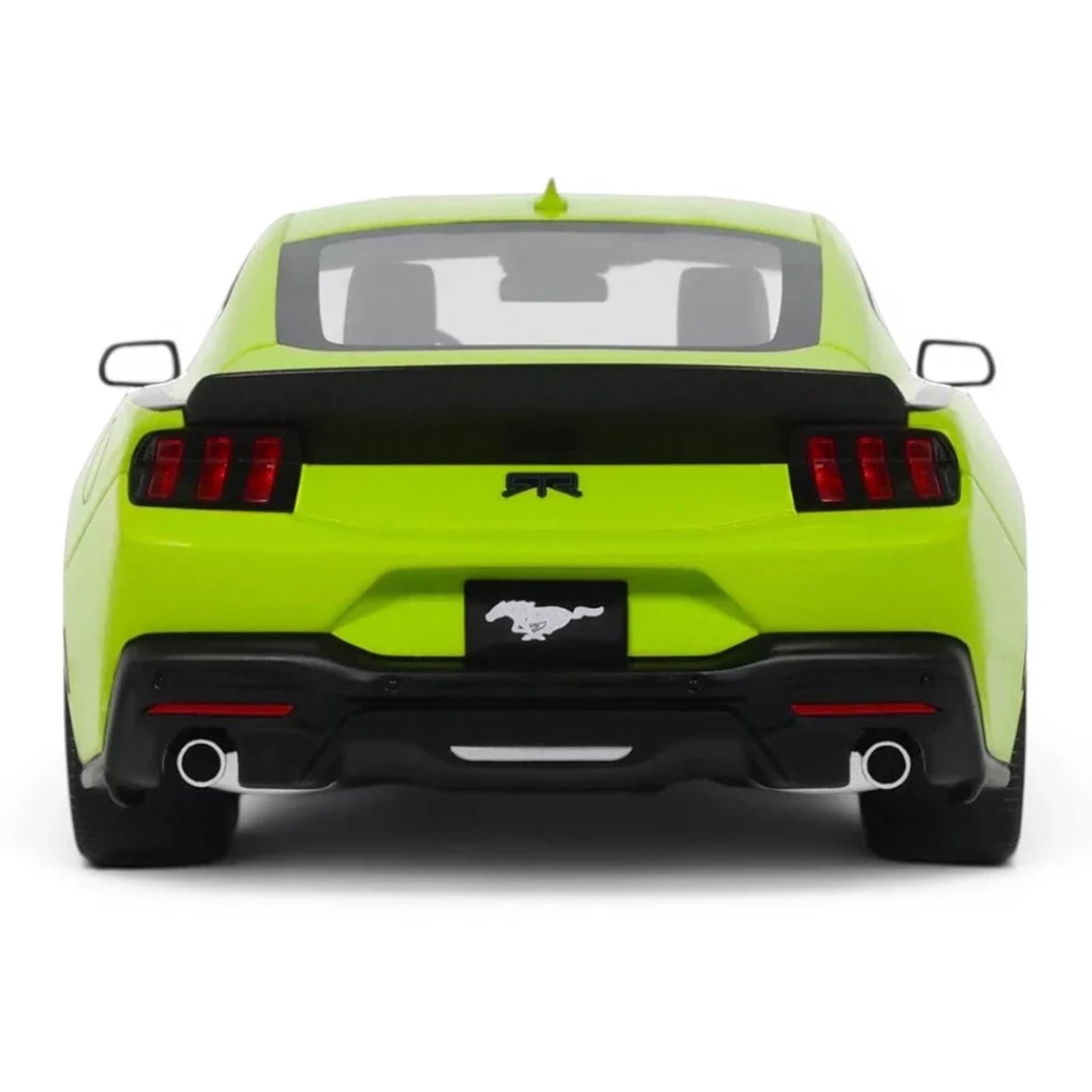 2025 Ford Mustang RTR Spec-3 Lime Green 1/18 Model Car by GT Spirit