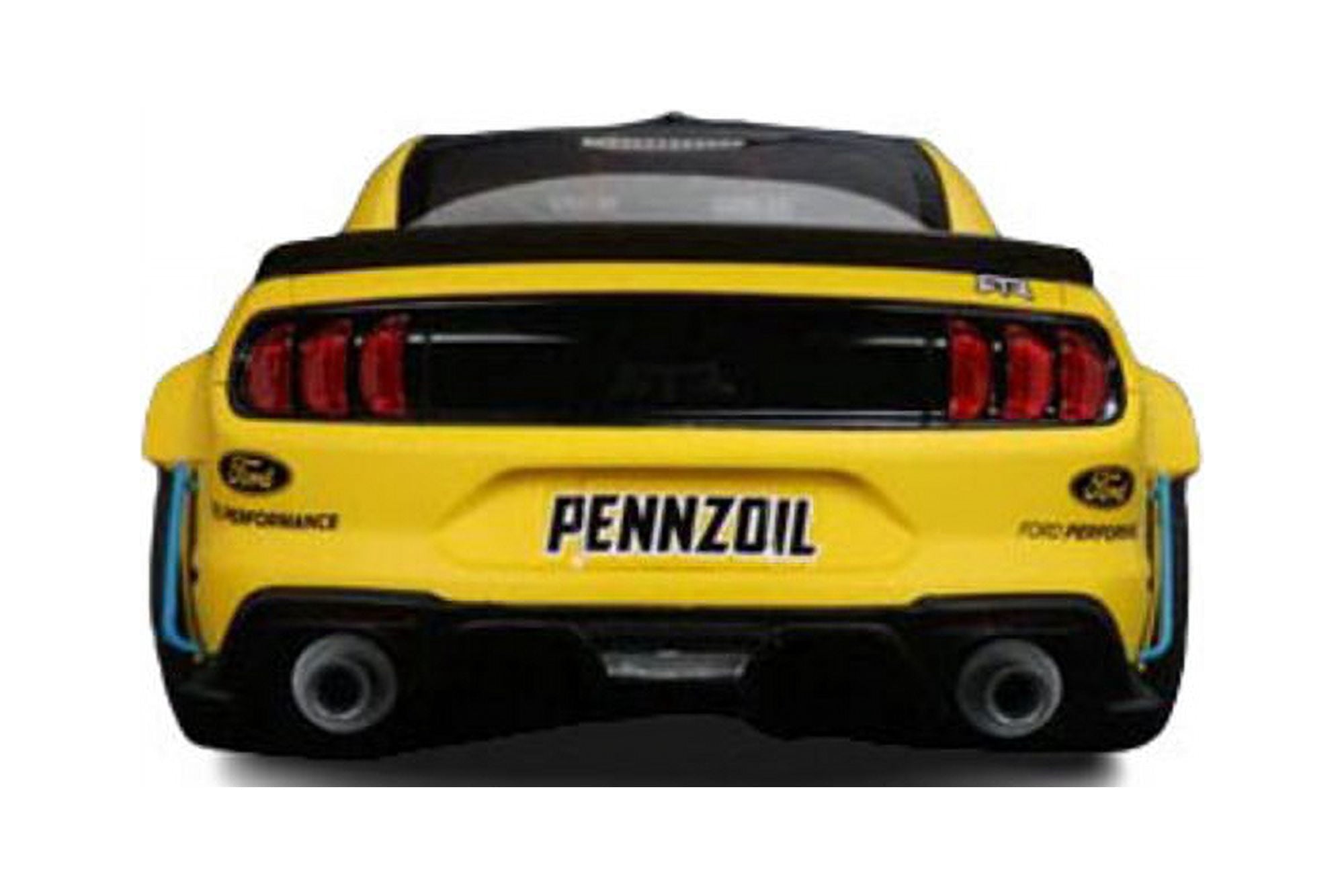 2021 Ford Mustang RTR Spec 5 Widebody, Black/Yellow - GT Spirit US056 - 1/18 scale Resin Car