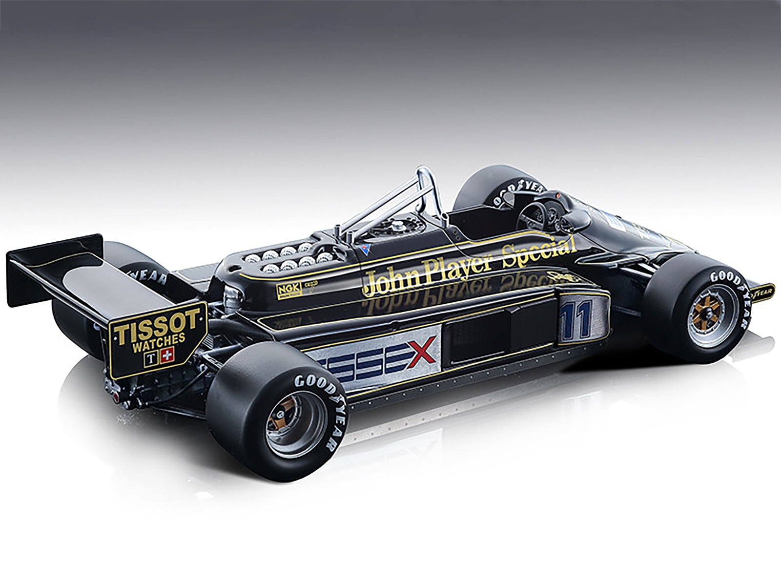 Lotus 87 F1 #11 Elio de Angelis "Essex" F1 Italy GP (1981) "Mythos Series" Ltd Ed to 175 pcs 1/18 Model Car by Tecnomodel