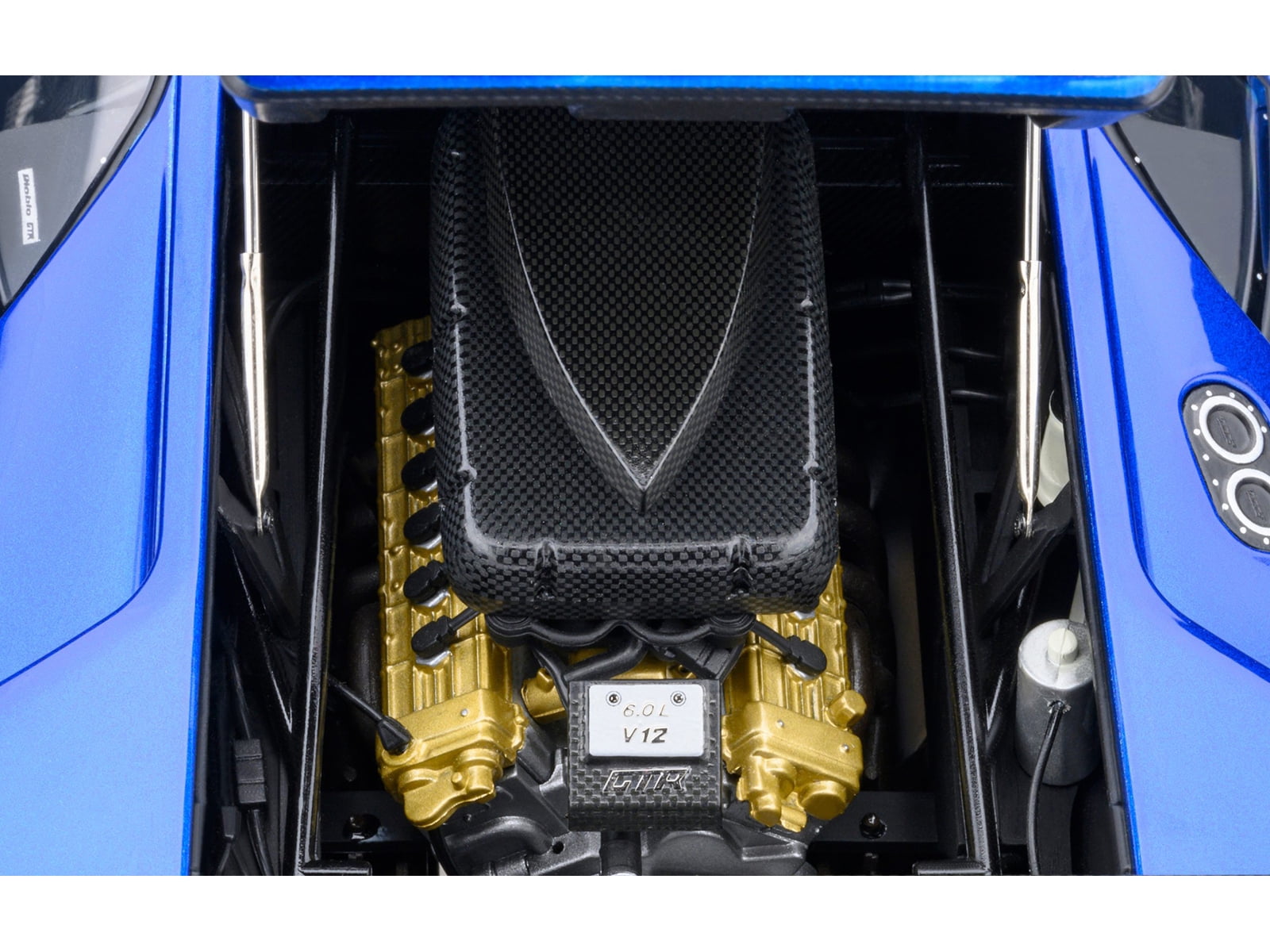 Lamborghini Diablo GTR Monterey Blue Metallic 1/18 Diecast Model Car by Autoart