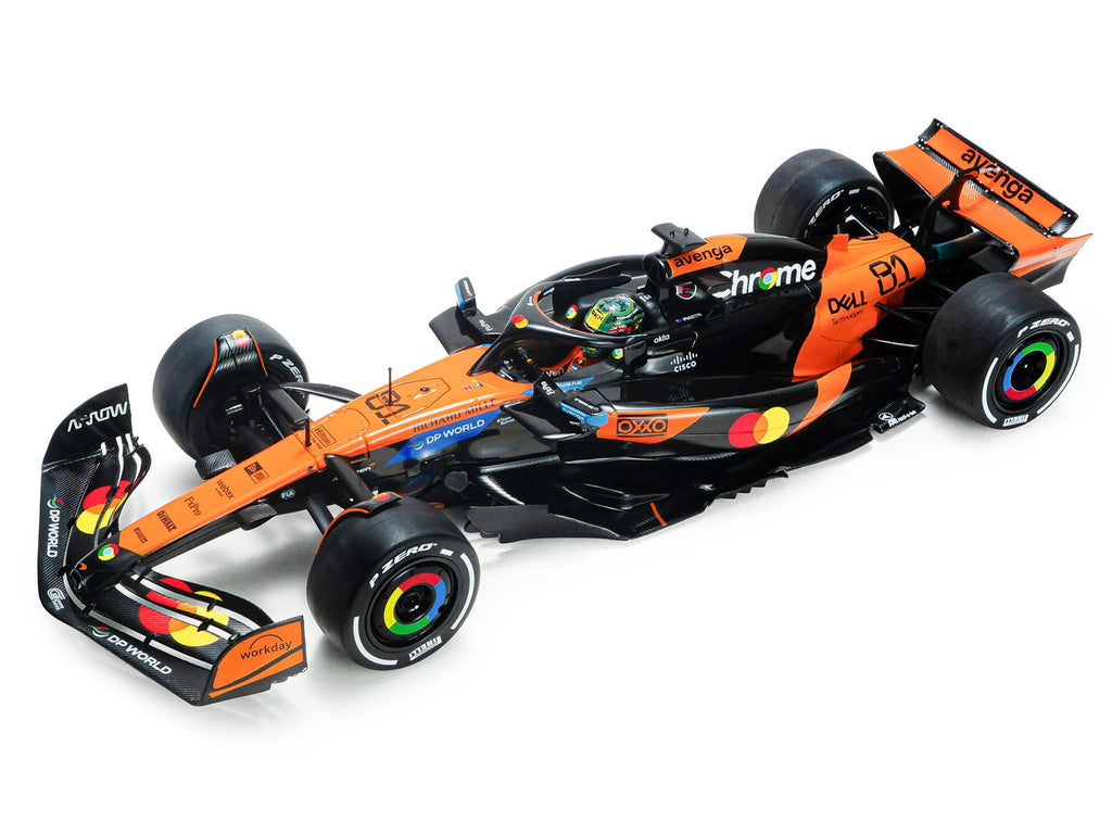 McLaren MCL39 #81 Oscar Piastri "OKX" Winner F1 "Chinese GP" (2025) "Competition" Series 1/18 Diecast Model Car by Solido