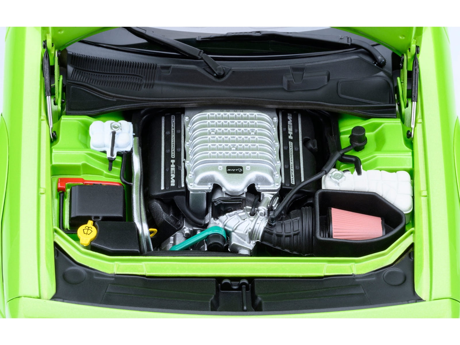 2023 Dodge Challenger SRT Super Stock Sublime Green 1/18 Model Car by Autoart