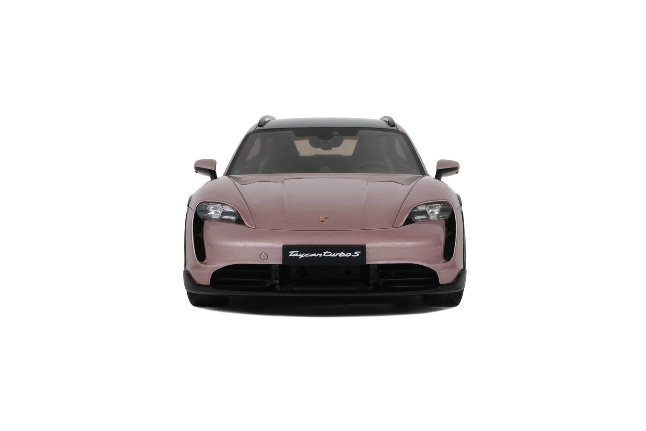 2022 Porsche Taycan Turbo S Cross Turismo Pink Metallic 1/18 Model Car by GT Spirit