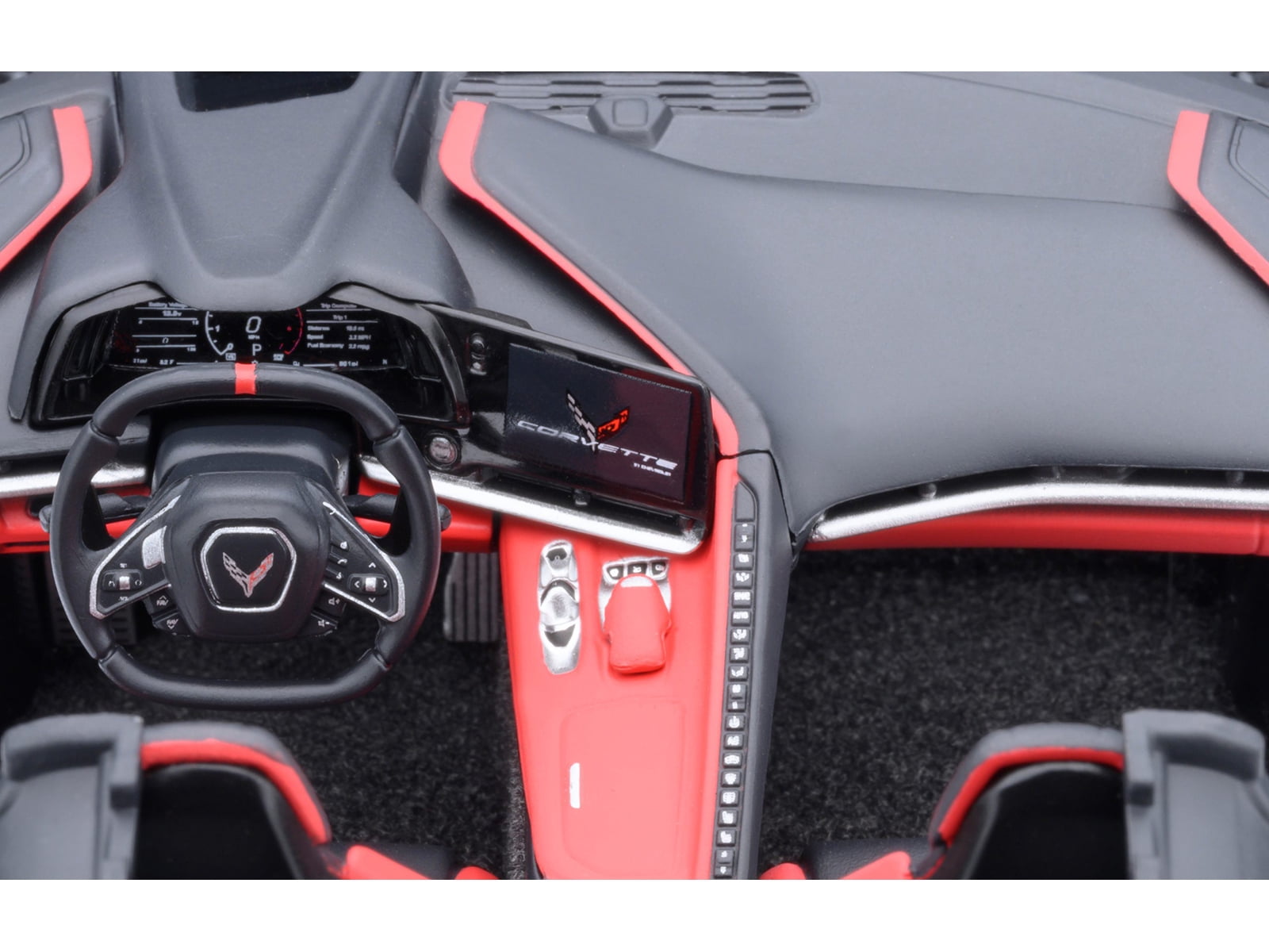 Autoart 71280 2020 Chevrolet Corvette C8 Stingray Black 1-18 Scale Model Car