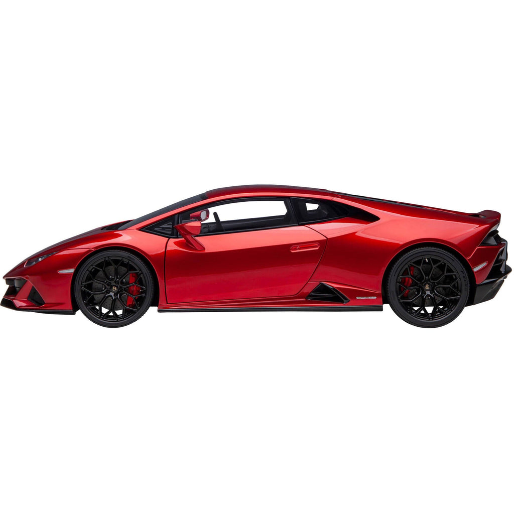 Lamborghini Huracan EVO Rosso Bia Red Metallic 1/18 Scale Model Car by Autoart