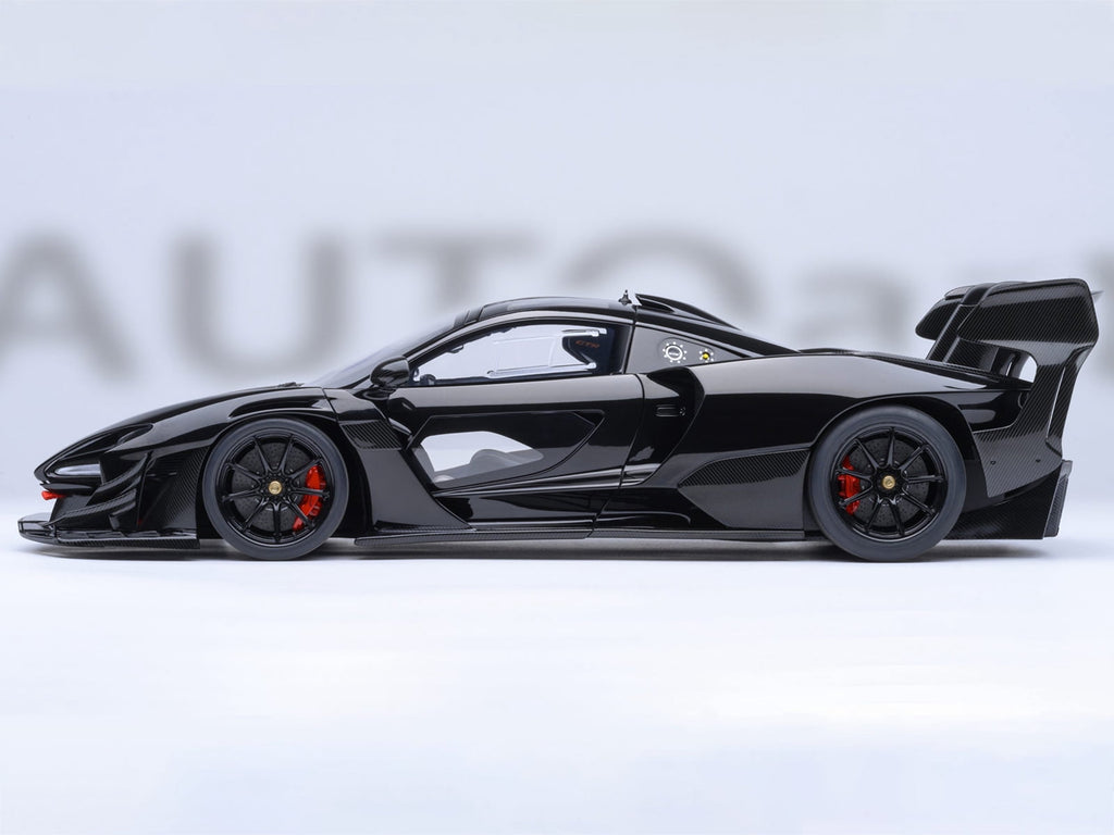 McLaren Senna GTR Onyx Black 1/18 Model Car by Autoart