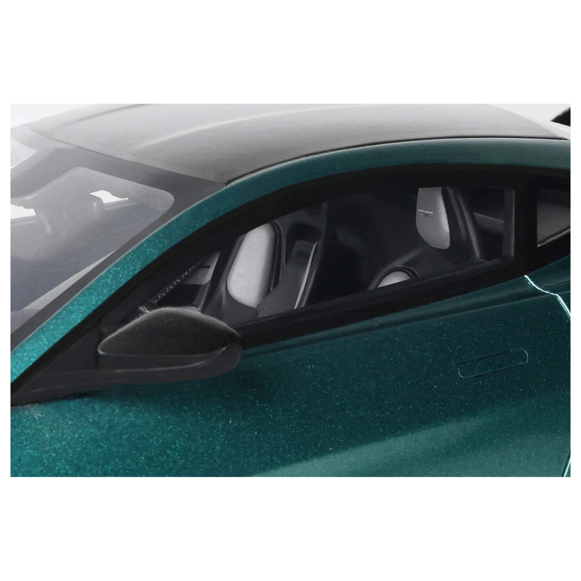 2023 Aston Martin Vantage V12 British Racing Green with Black Hood and Top 1/18 Model Car by GT Spirit