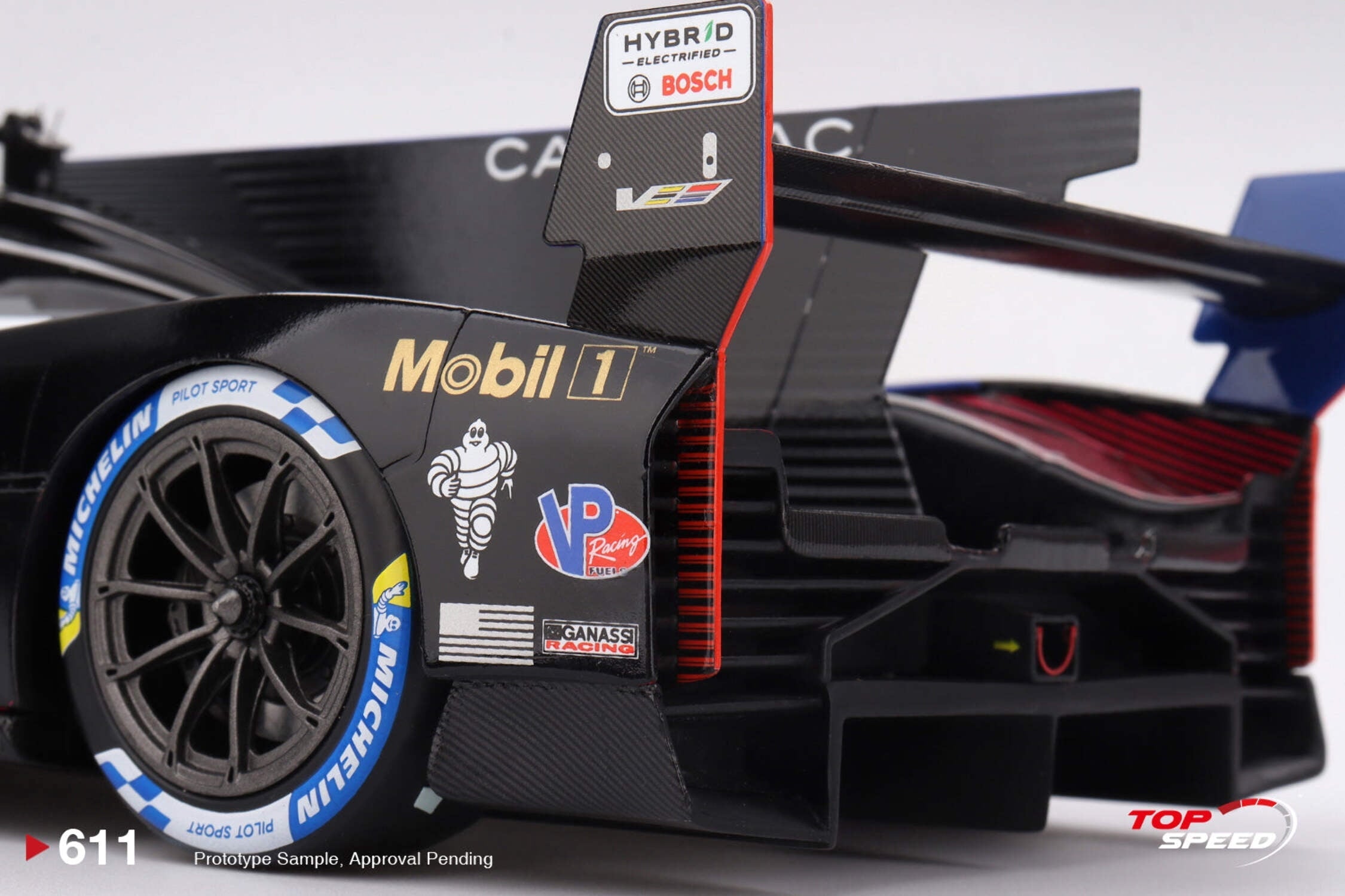 Cadillac V-Series.R #01 "Cadillac Racing" Winner IMSA "Petit Le Mans" (2024) 1/18 Model Car by Top Speed