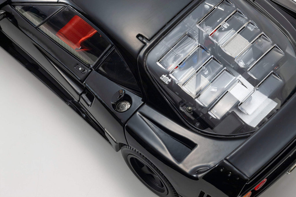 Ferrari F40 Black 1/18 Diecast Model Car by Kyosho