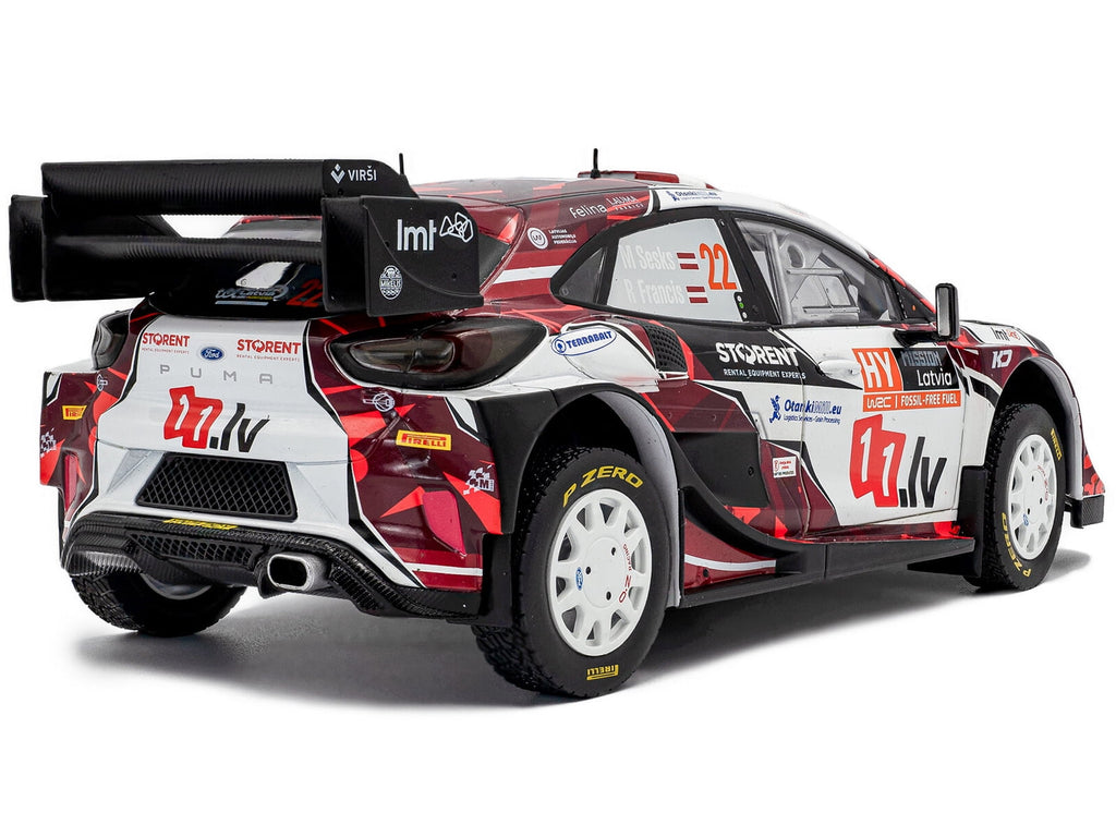 SOLIDO 1/18 - FORD Puma Rally1 Hybrid - Rallye Latvia 2024