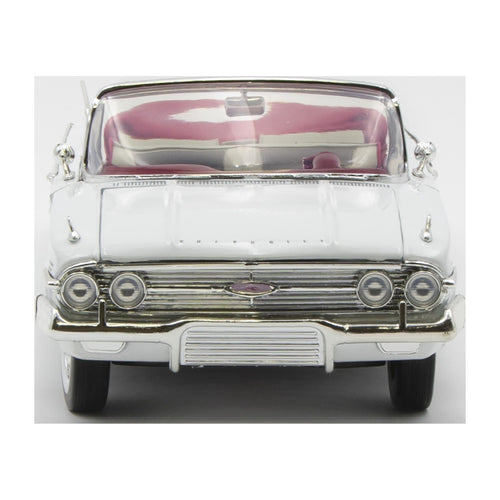 1960 Chevrolet Impala Convertible Blue 1/18 Diecast Car Model by Motormax