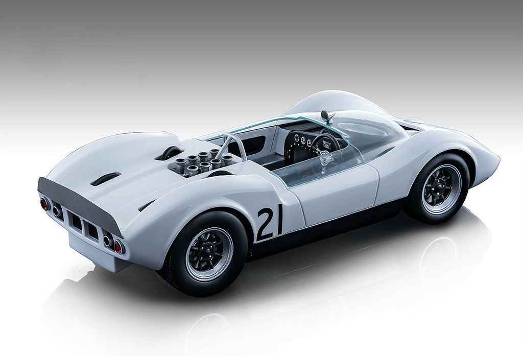 McLaren Elva Mark 1 #21 Graham Hill DNF Guards Trophy Brand Hatch (1965) Ltd Ed 90 pcs 1/18 Model Car by Tecnomodel