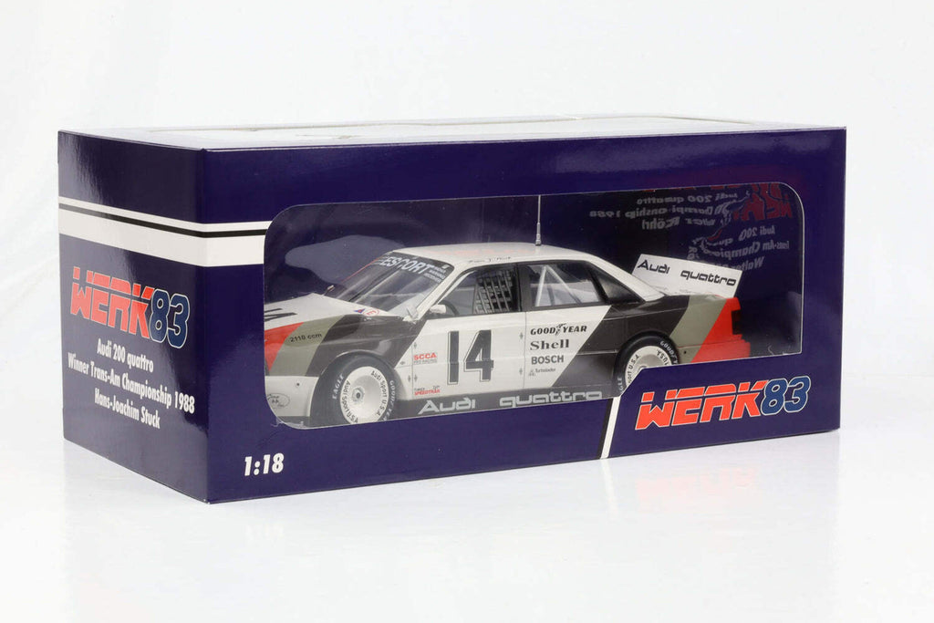 WERK 83 1/18 - AUDI 200 Quattro - Winner Cleveland Trans-Am 1988