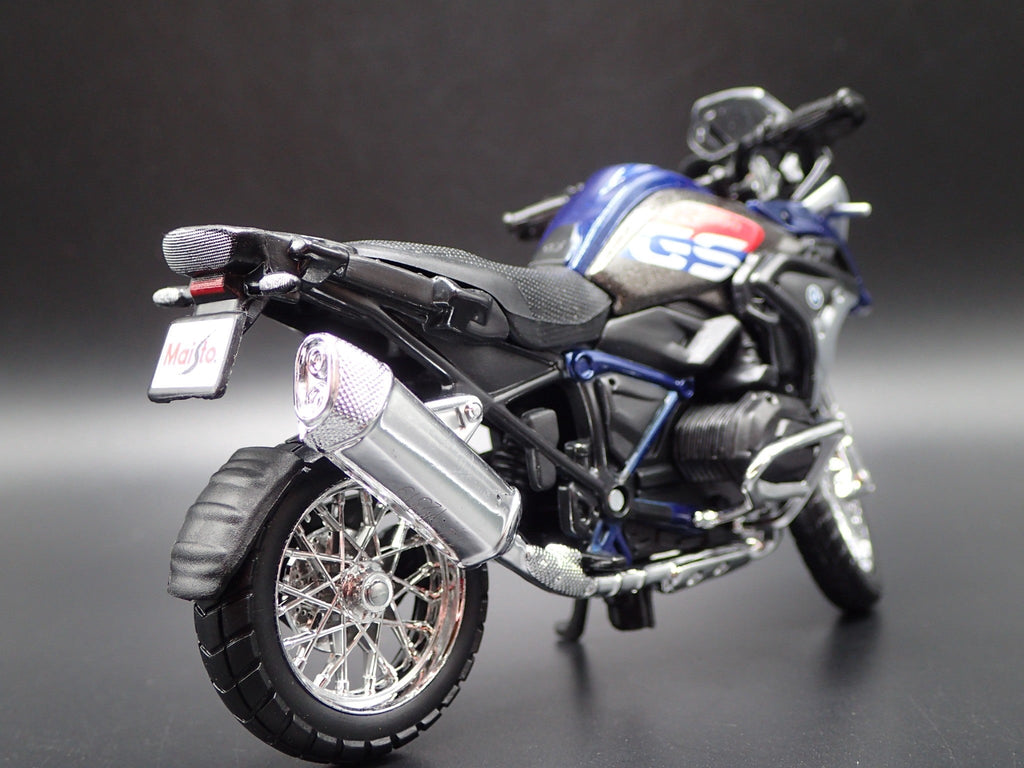 Open Box BMW R 1200 GS 2017 SPORTS BIKE MOTORCYCLE 1/18 SCALE DIORAMA DIECAST MODEL BIKE
