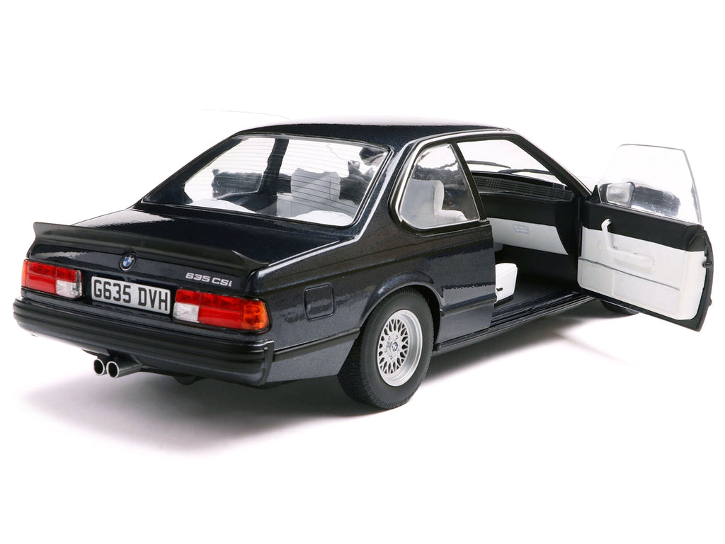 1984 BMW 635 CSI (E24) Macau Blue Metallic 1/18 Diecast Model Car by Solido