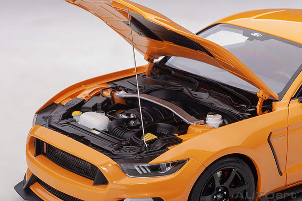 Ford Mustang Shelby GT-350R Orange Fury Metallic 1/18 Model Car by Autoart