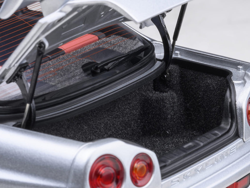 Nissan Nismo R34 GT-R Z-TUNE RHD (Right Hand Drive) Silver Metallic 1/18 Model Car by Autoart